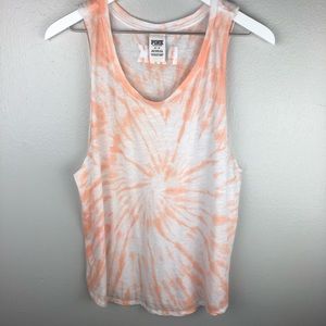 PINK peach Tye Dye Tank
